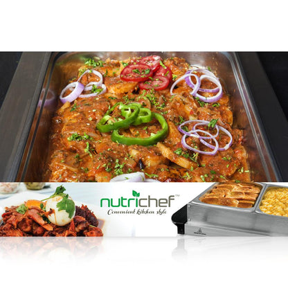 Food Warming Tray - Buffet Server Hot Plate Food Warmer