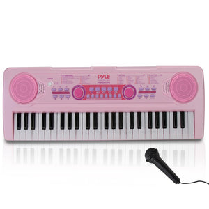 Portable Kids Piano Keyboard & Mic Kit