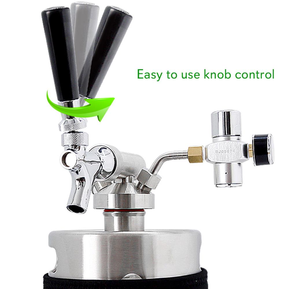 product image number 2 for NutriChef Homebrew Mini Keg System, 128 Oz.