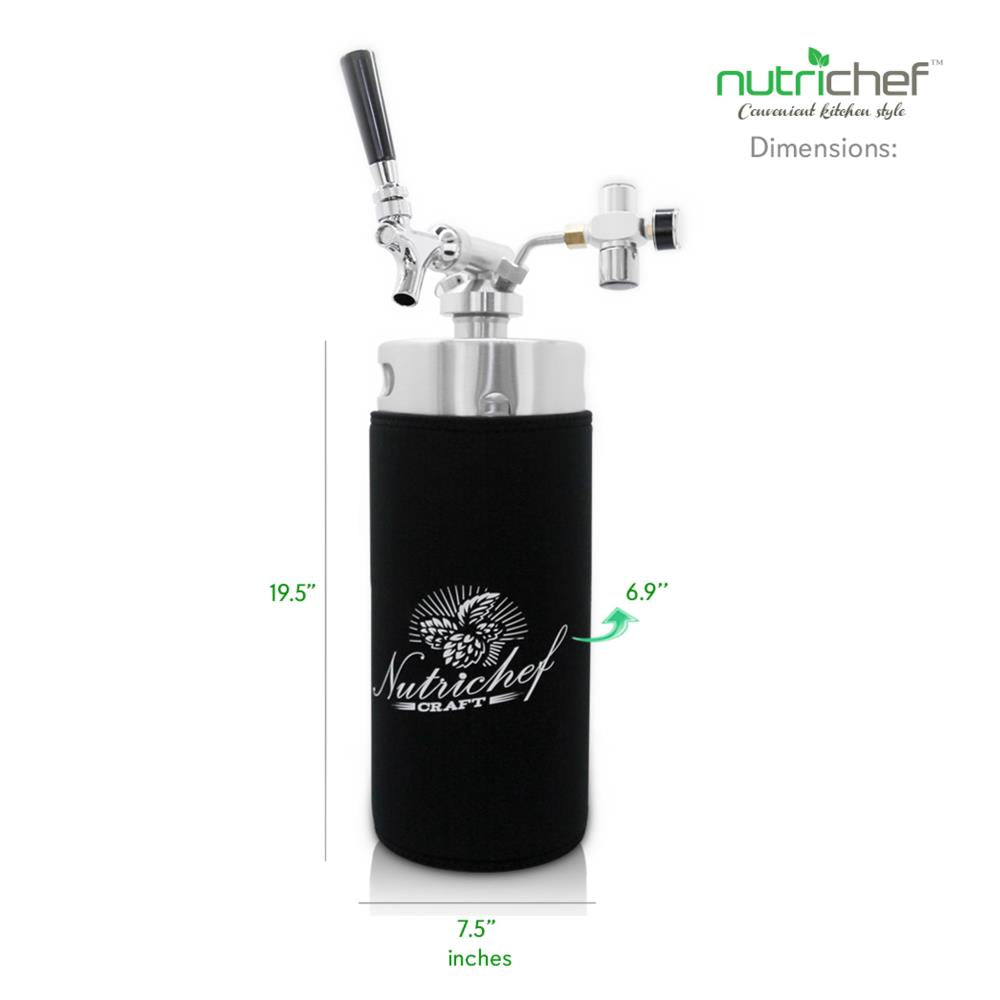 product image number 3 for NutriChef Homebrew Mini Keg System, 128 Oz.