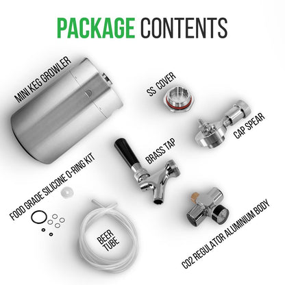 product image number 10 for NutriChef Homebrew Mini Keg Beer Dispenser