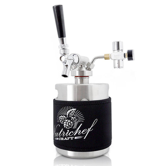 product image number 1 for NutriChef Homebrew Mini Keg System, 64 Oz.