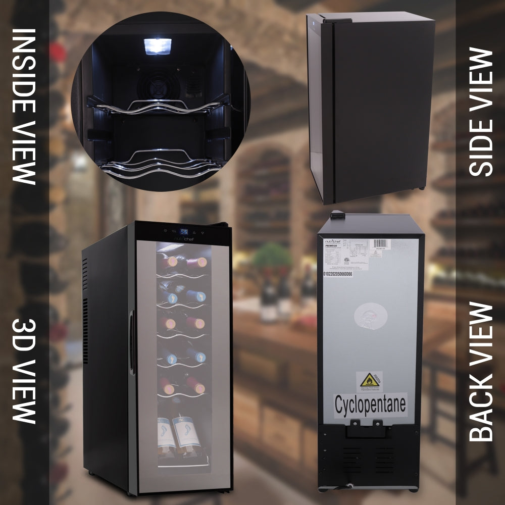 Smart Wine Cooler Refrigerator - Thumbnail 2