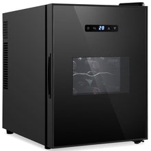 12 Bottle Wine Cooler, Adjustable Temp, Quiet Thermoelectric, Glass Door