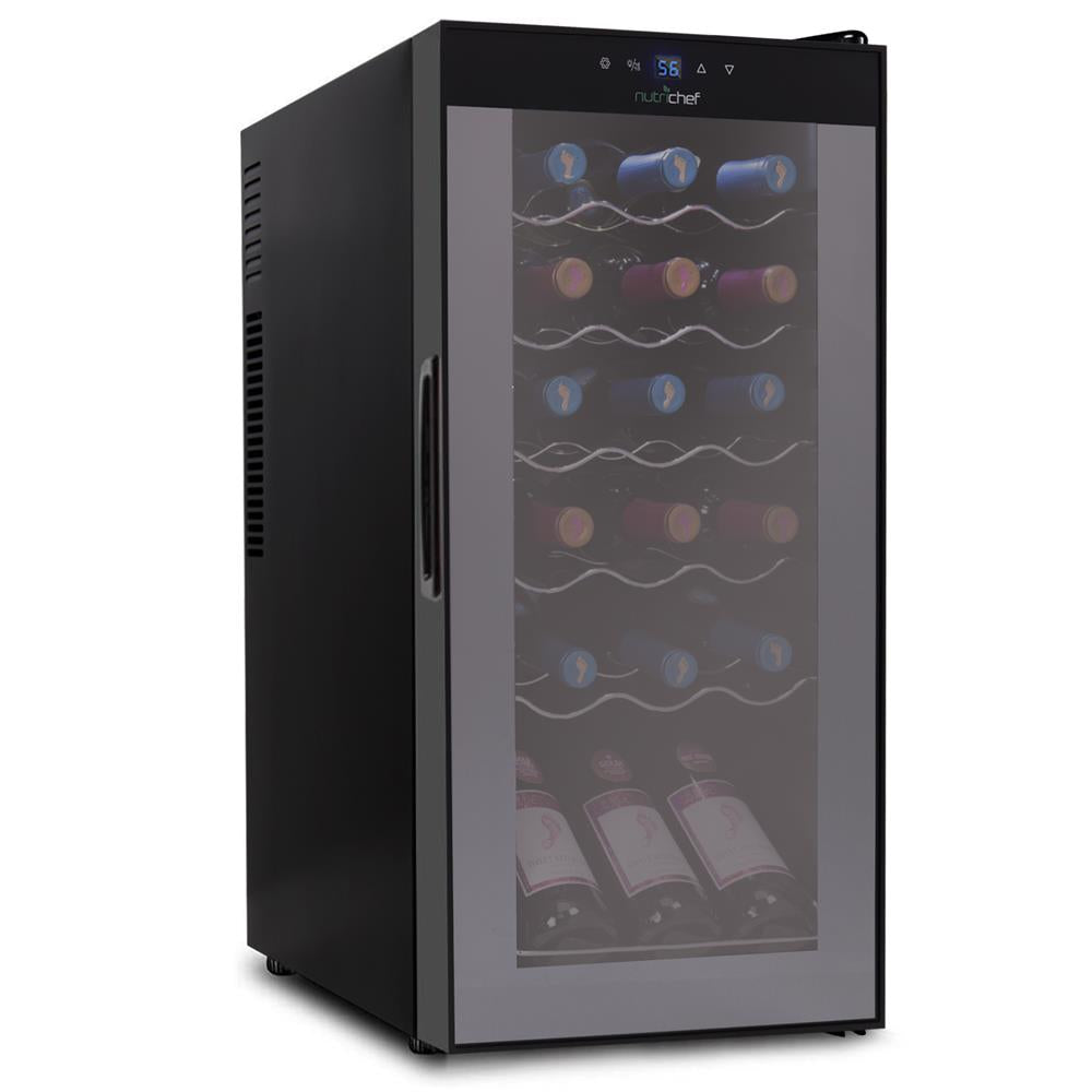 NutriChef PKWNE1804 18 Bottle Compressor Wine Cooler - Thumbnail 2