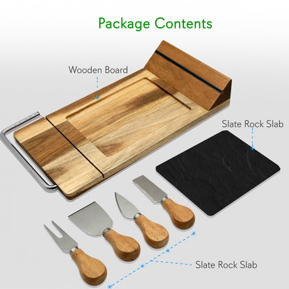 product image number 5 for NutriChef Cheese Board Serving & Cutting Set