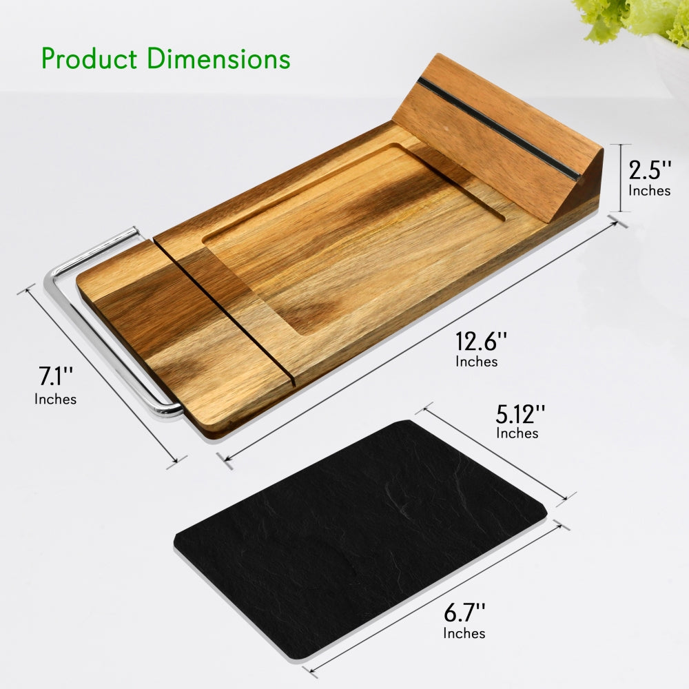product image number 7 for NutriChef Cheese Board Serving & Cutting Set