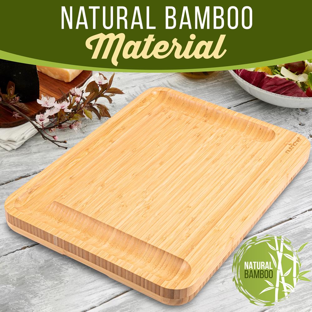 Charcuterie Board Set - Extra Large Bamboo with 6 Knives & Forks