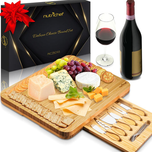 product image number 1 for Pyle Cheese Board Serving & Cutting Set