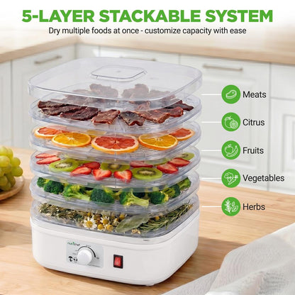 Electric Countertop Food Dehydrator, Food Preserver