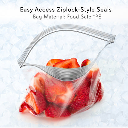 product image number 4 for NutriChef Ice Bags / Ice Cube Cold Pack Pouches