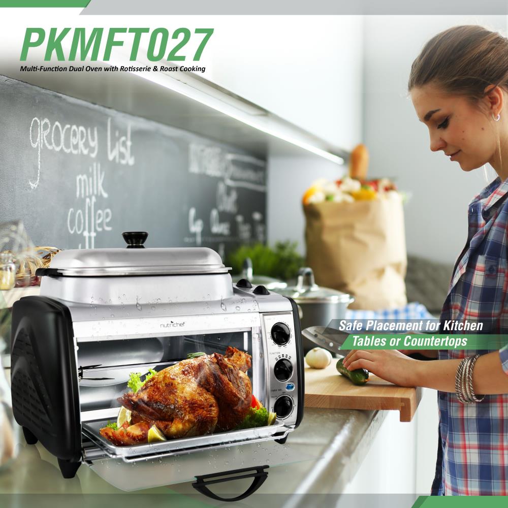 product image number 5 for NutriChef Dual Oven Rotisserie & Roast Cooking