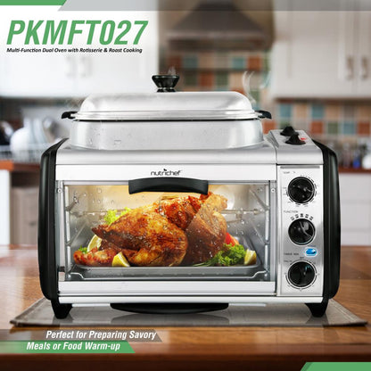 product image number 6 for NutriChef Dual Oven Rotisserie & Roast Cooking