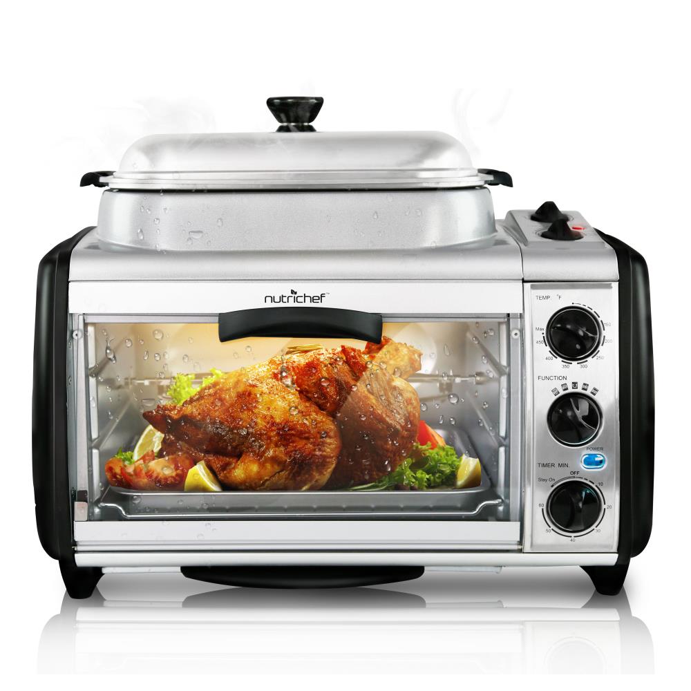 product image number 1 for NutriChef Dual Oven Rotisserie & Roast Cooking
