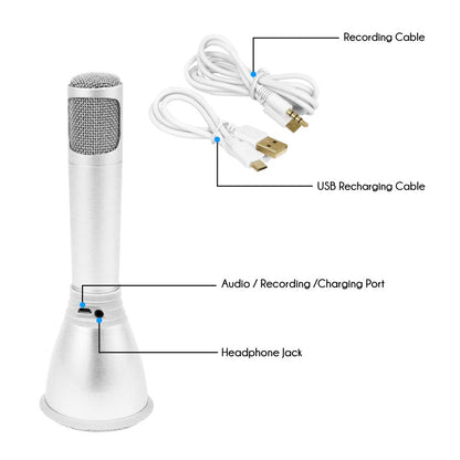 product image number 5 for Pyle Bluetooth Karaoke Microphone Speaker