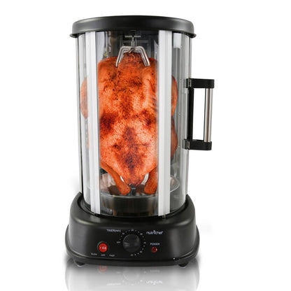 Vertical Rotisserie Oven - Rotating Kebob Cooker