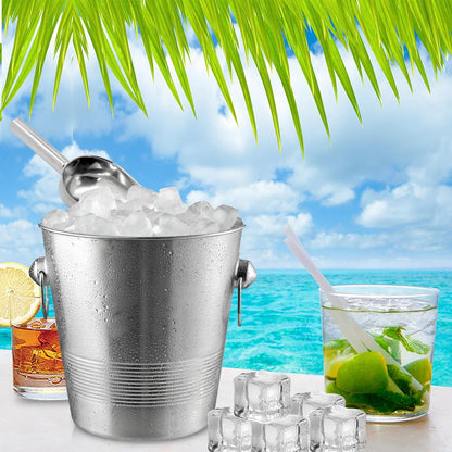 Stainless Steel Ice Scoop 12 oz Durable Dishwasher Safe