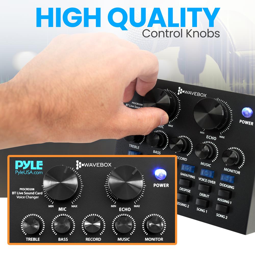 product image number 4 for Pyle Karaoke Audio Sound Card