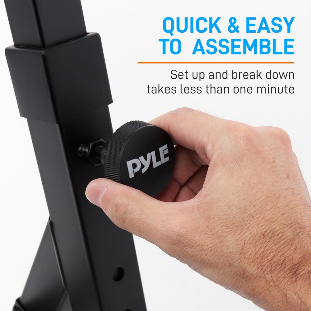 Heavy-Duty Music Stand - Portable, Adjustable, 2nd Tier, Z Style