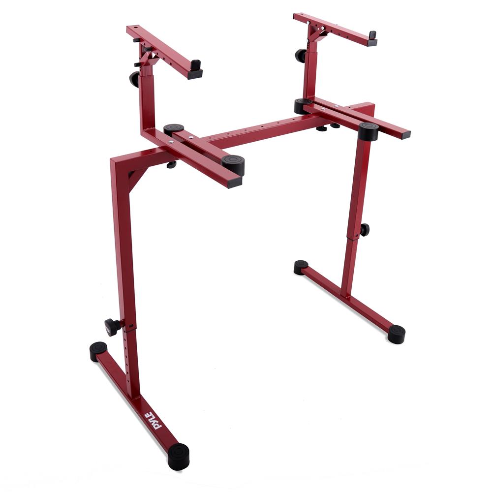 product image number 1 for Pyle Keyboard Stand With 2Nd Tier