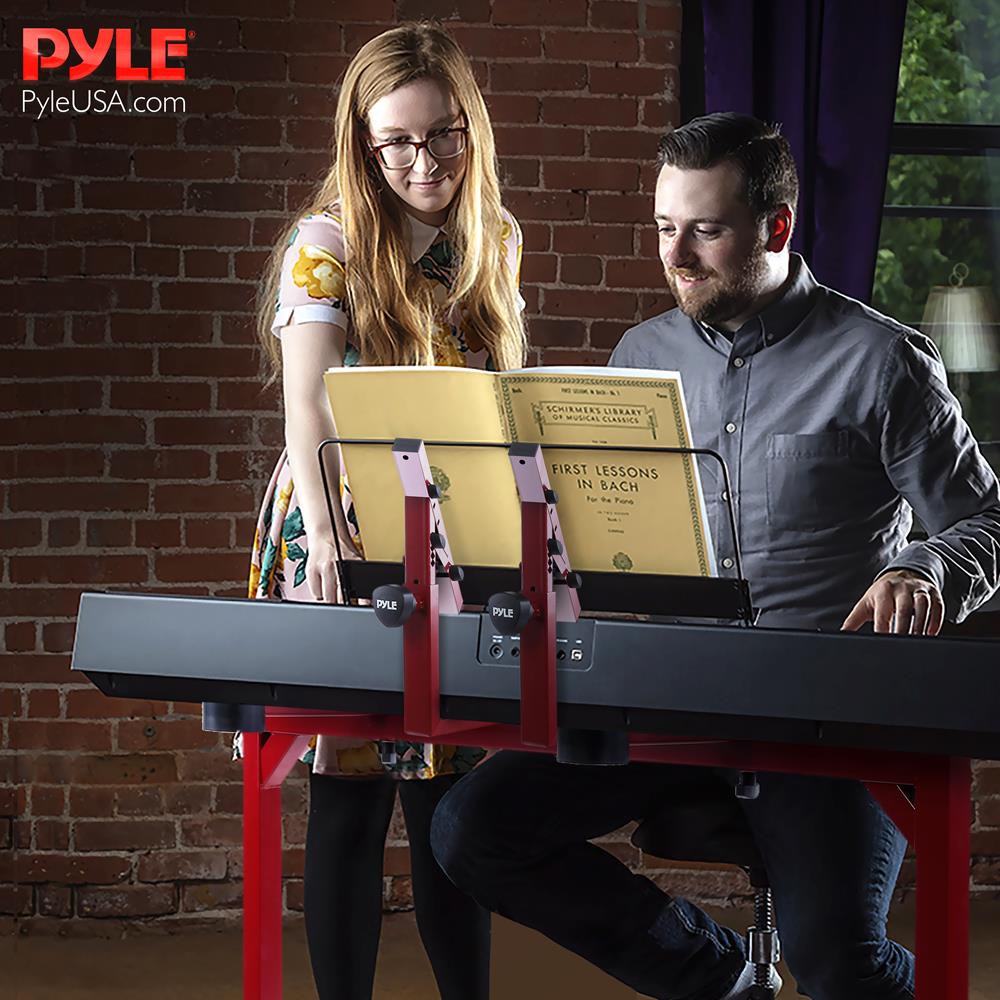 product image number 7 for Pyle Keyboard Stand With 2Nd Tier