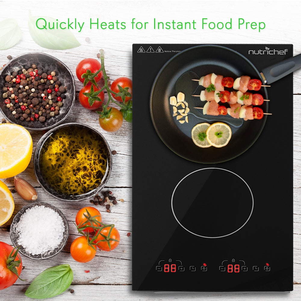 product image number 5 for NutriChef Double Burner Induction Cooktop
