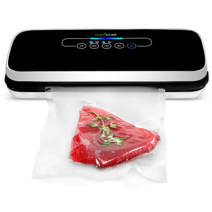 Food Vacuum Sealer - Extends Shelf Life, High Suction, LED Touch Controls