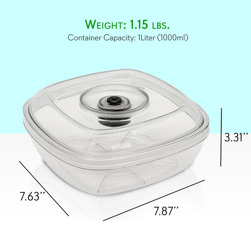 Vacuum Seal Food Container 1L - Thumbnail 4