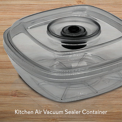 product image number 2 for NutriChef Vacuum Sealer Bowl Container, 2 Liter