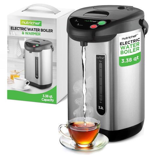 Electric Water Boiler - Quick Heating, Stainless Steel, 3.38 QT