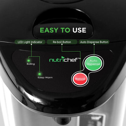 Electric Water Boiler - Quick Heating, Stainless Steel, 3.38 QT