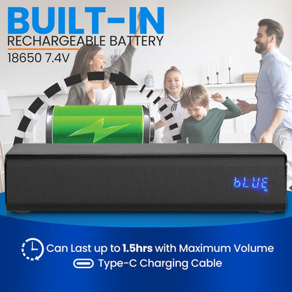 Soundbar With Wireless Microphone