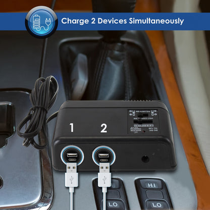 product image number 2 for Pyle Cigarette Lighter Power Multiplier