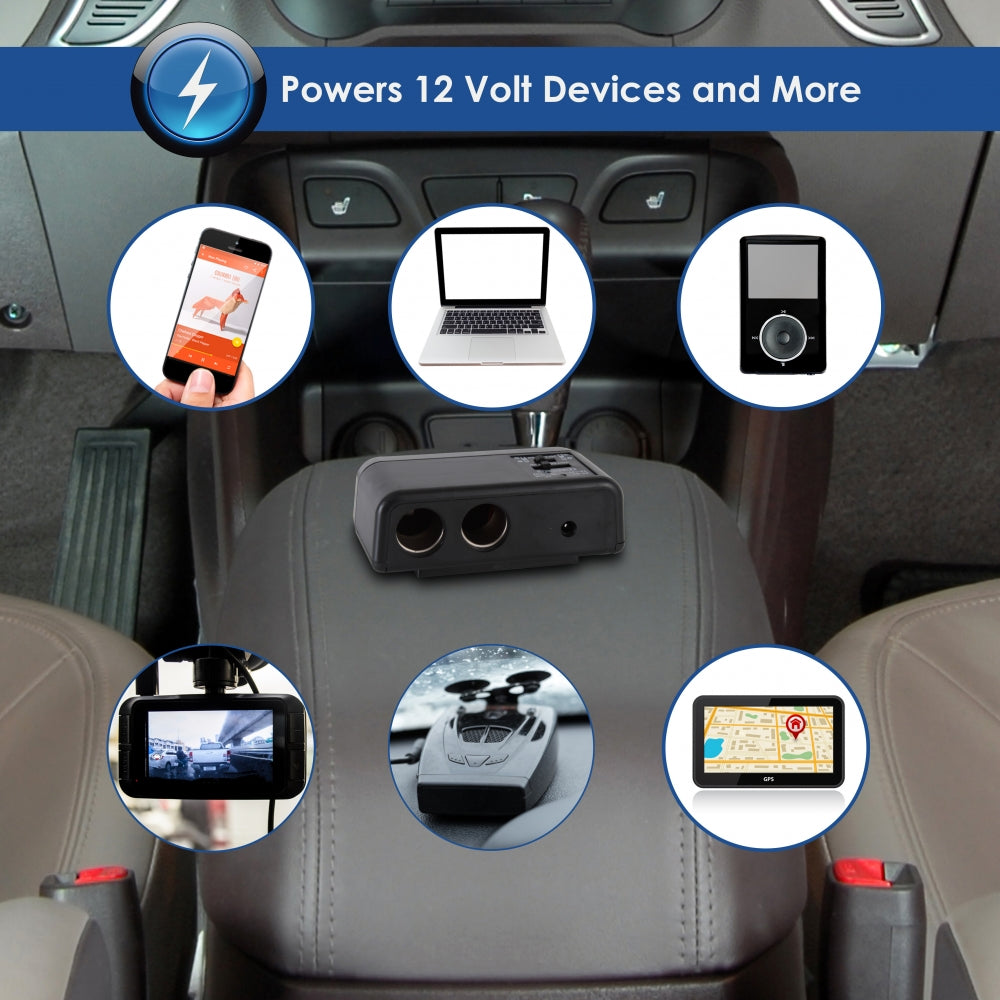 product image number 3 for Pyle Cigarette Lighter Power Multiplier