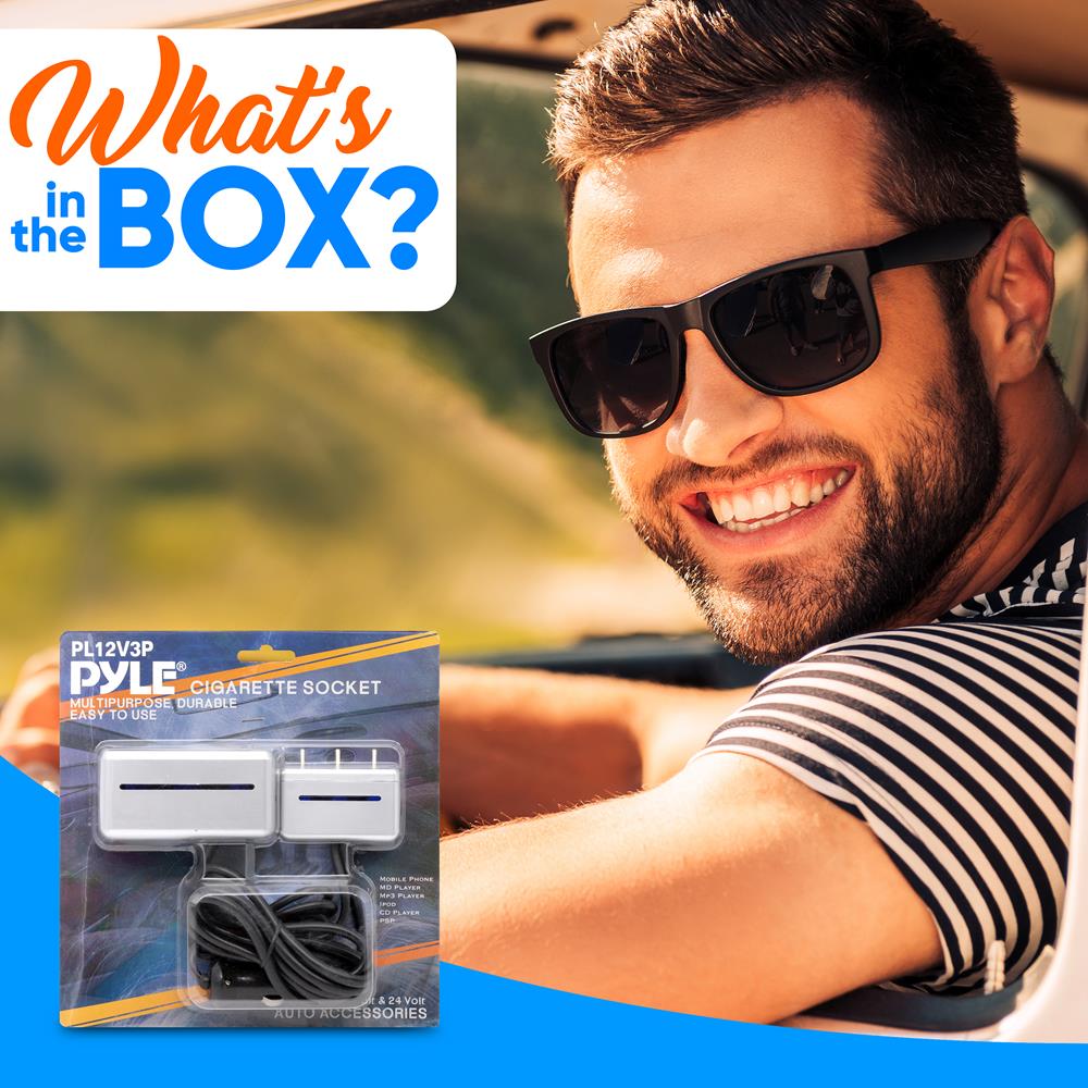 product image number 7 for Pyle Cigarette Lighter Power Multiplier
