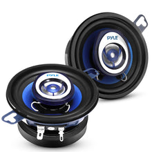 Car Stereo Speakers 120W Low Distortion Blue Poly Cone 3.5" Pair