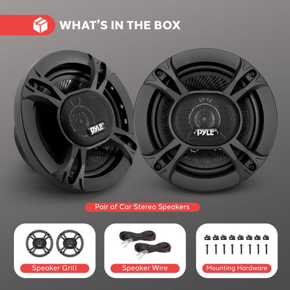 3-Way Car Stereo Speakers 300W Low Distortion 6.5" Triaxial Pair
