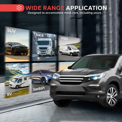 Car Speakers Pair 360W Blue Poly Cone Butyl Rubber Surround