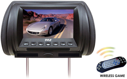 product image number 1 for Pyle Adjustable Hideaway Headrest 7'' Tft Vid