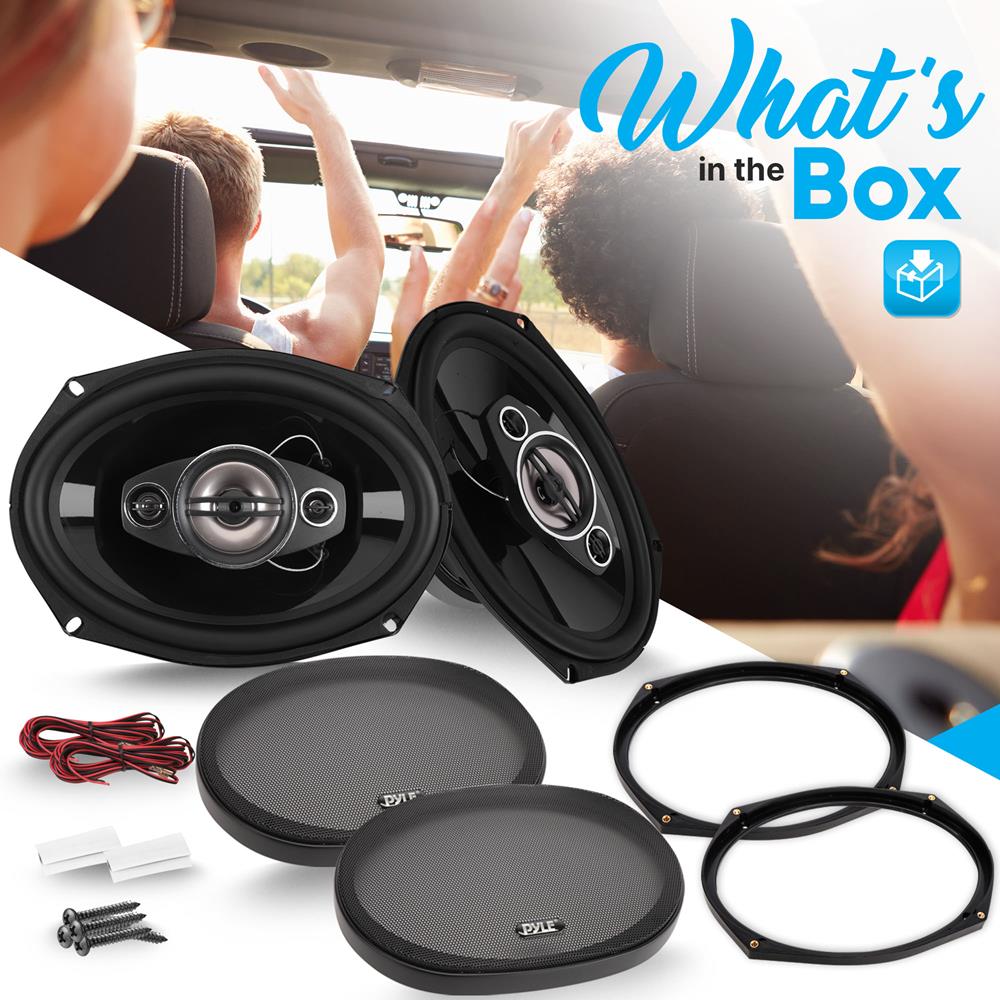 Pyle 6x9/7x10 Car Speakers 4-Way Quadriaxial Full Range Sound Audio Butyl Rubber Surround 500watts 331e2ce7 4274 4b31 9b57 Ca485b328ba9.37a77d29d3b93c8eea12be8ea2c7072c