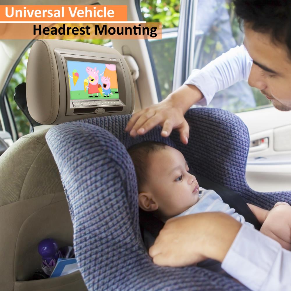 product image number 7 for Pyle 7'' Car Headrest Video Display Monitor