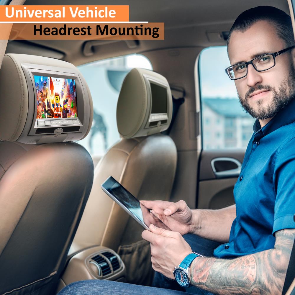 product image number 8 for Pyle 7'' Car Headrest Video Display Monitor