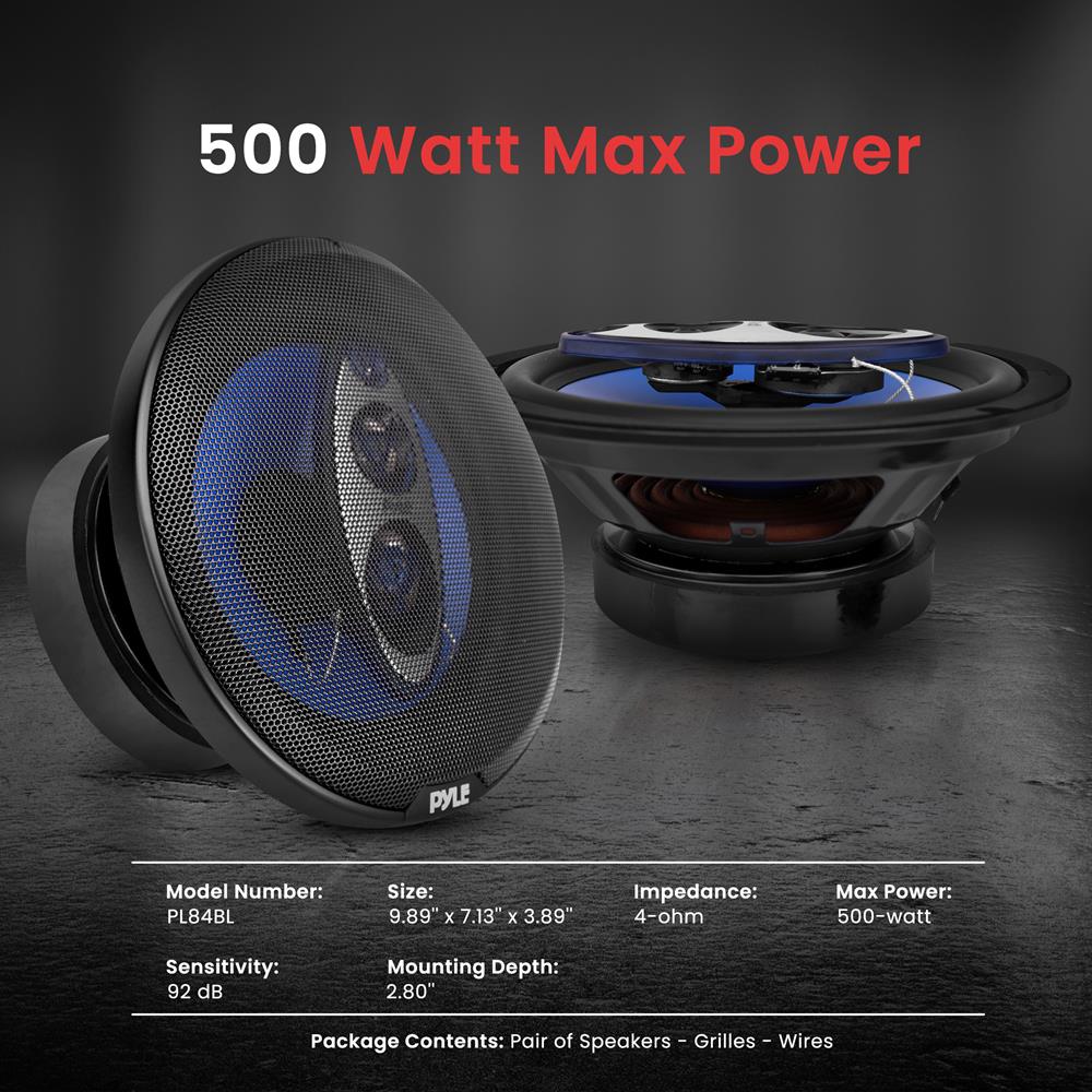 product image number 3 for Pyle Four-Way Quadriaxial Speaker System