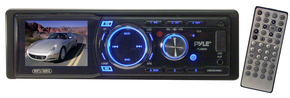 product image number 1 for Pyle 2.8'' Tft Lcd Monitor  W/ Am/Fm-Mp4/Usb/