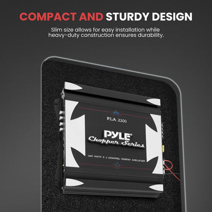 2 Channel Car Amplifier 1400W High Power MOSFET Audio Sound