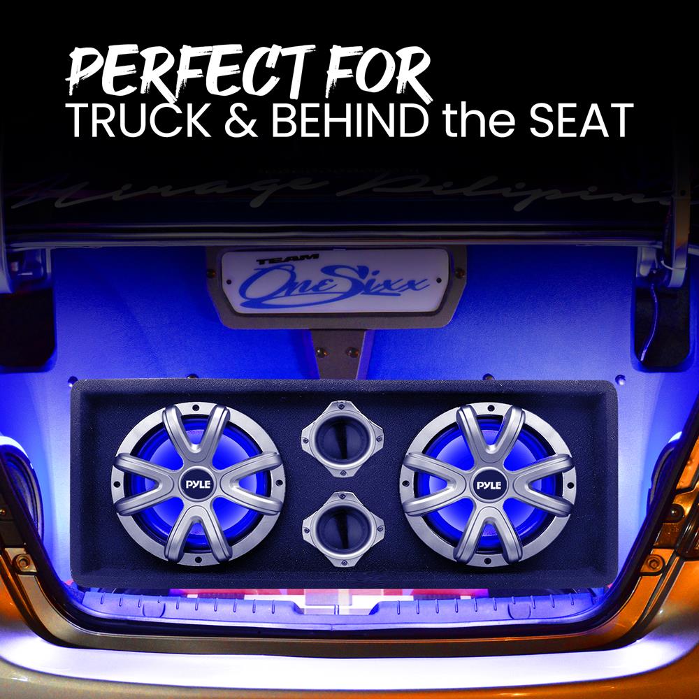 product image number 6 for Pyle Active Dual Bass Subwoofer Box System
