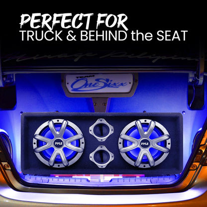 product image number 6 for Pyle Active Dual Bass Subwoofer Box System