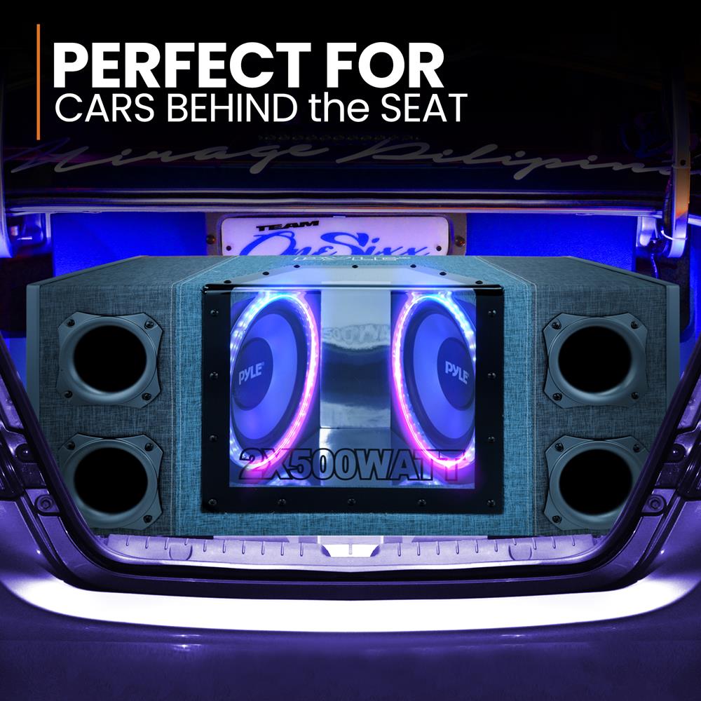 product image number 6 for Pyle Dual Subwoofer Box System