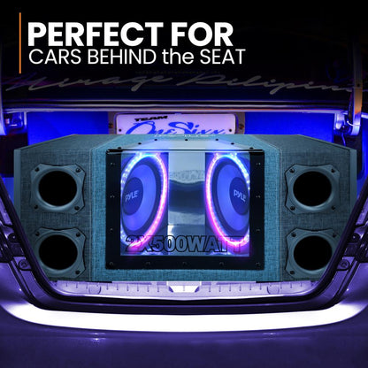 product image number 6 for Pyle Dual Subwoofer Box System