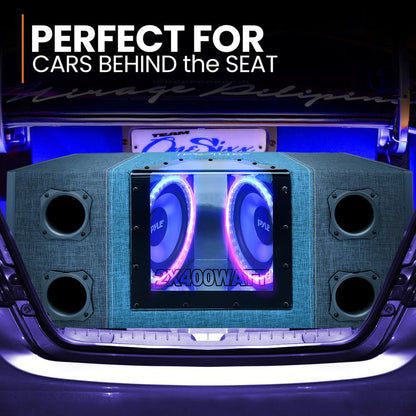 product image number 6 for Pyle Dual Subwoofer Box System